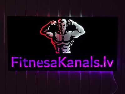 Uzņēmuma logo ar kvalitatīvu LED apgaismojumu